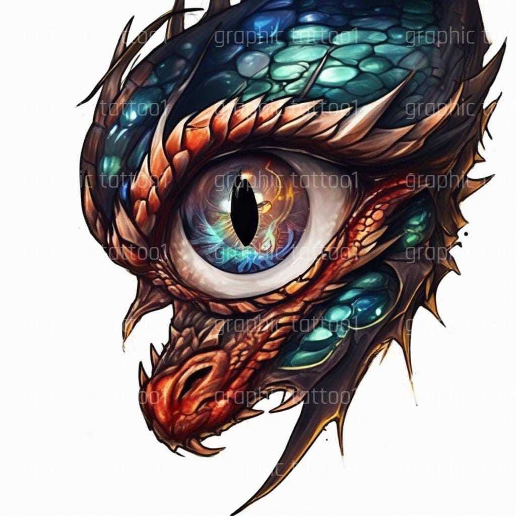 il_fullxfull.6417412502_idnw.jpg High Quality Dragon Eye Tattoo Art | 8 Unique PNG Designs for Stunning Body Ink | Vibrant Colors & Detail - Image 1