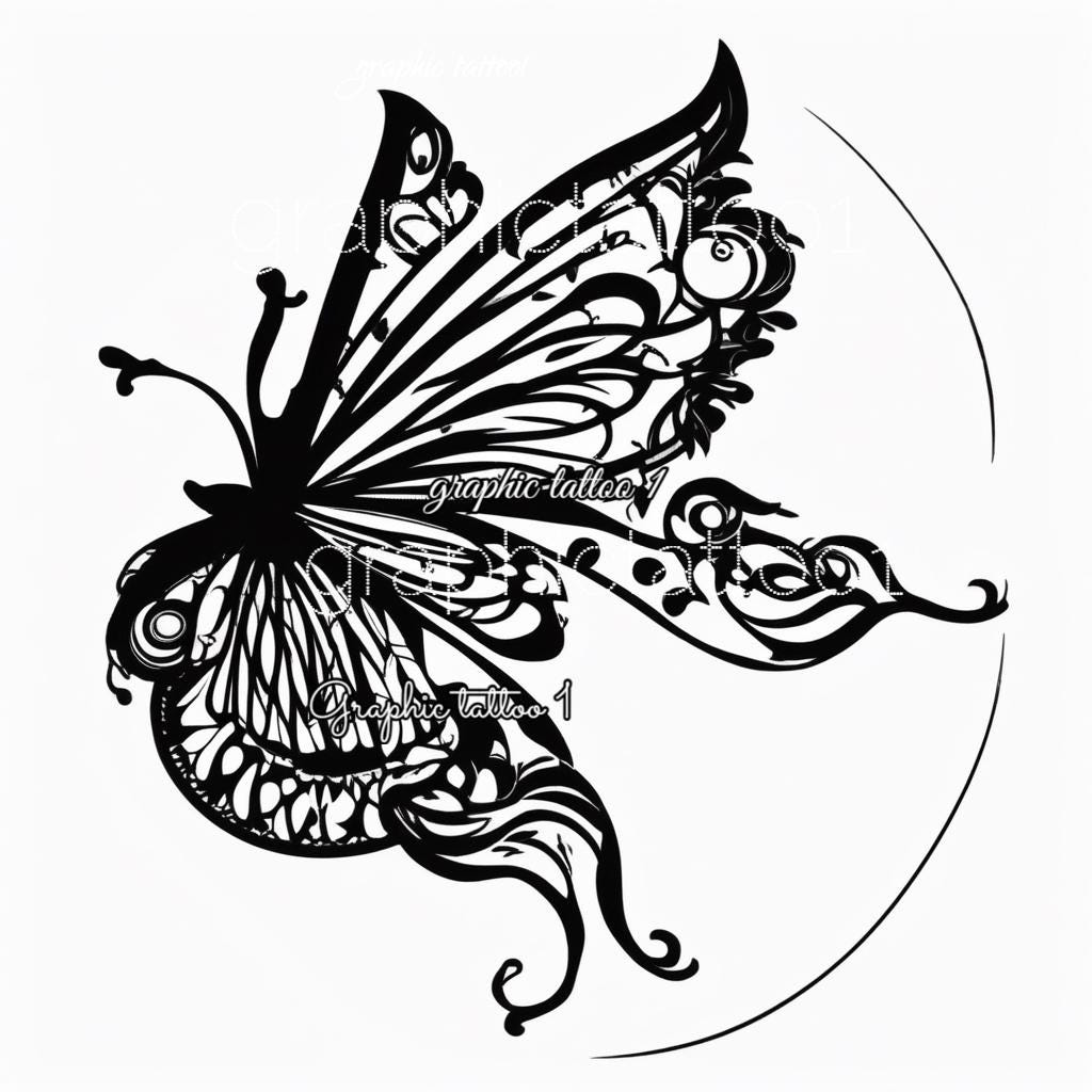 il_fullxfull.6435174348_le6r.jpg Ornate Butterfly Mandala Art SVG - 12 Unique T-Shirt Designs for Him & Her, Perfect Gift Idea for Nature Lovers - Image 1