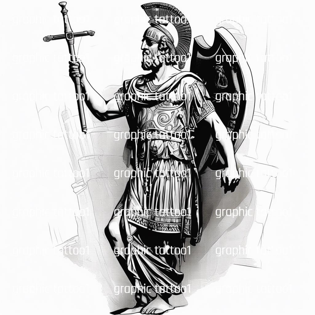 il_fullxfull.6449503749_4zy0.jpg Dark Academia Inspired Greek Tarot Deck | Printable Wall Art & Digital Download | Perfect Gift for Her - Image 1