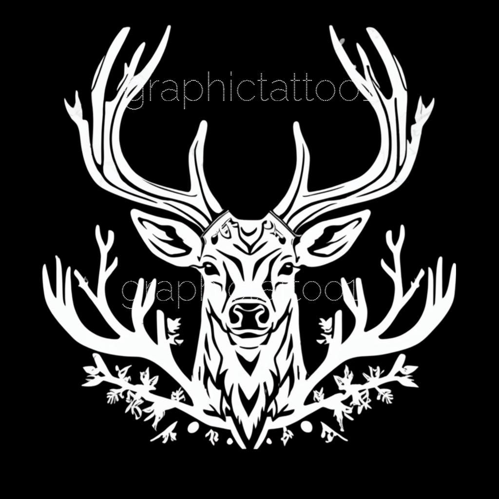 il_fullxfull.6453901308_szc9.jpg Deer Hunting SVG Bundle - Buck Head Clipart - Hunting Season Digital Download - Image 1