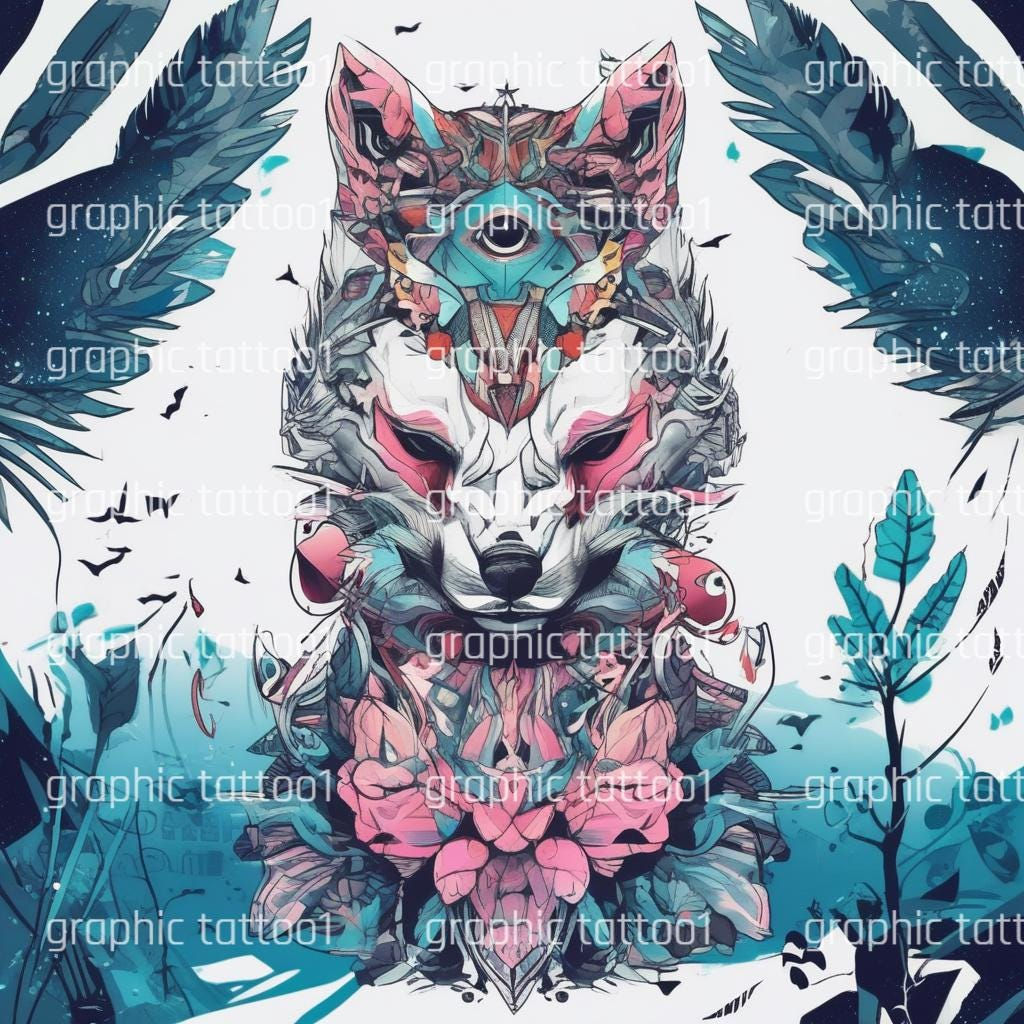 il_fullxfull.6456190005_3zv0.jpg Unique Custom Shirts - Tattoo Inspired Tee Designs Printable Download Set of 4, Digital Art, Gift for Artists, Fashion Tee Collection - Image 1