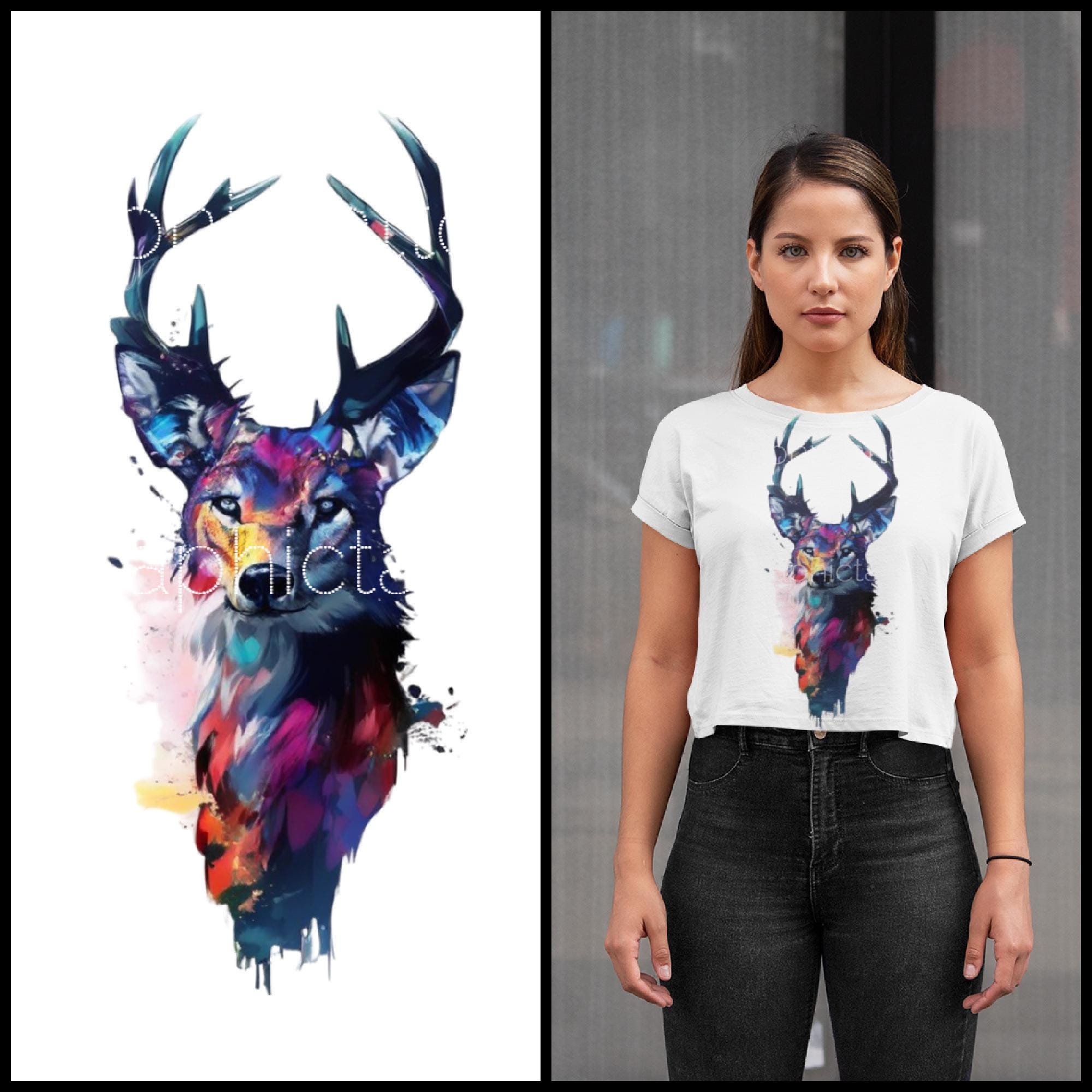 il_fullxfull.6457559000_4fq0.jpg Unique Deer SVG ,PNG and T-Shirt Designs - Perfect Gift for Him or Her, Instant Digital Download - Image 1