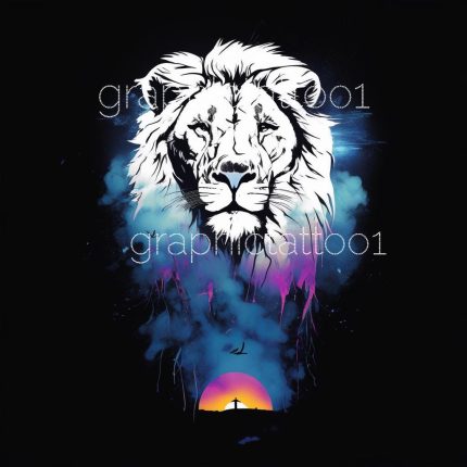 African Safari Lion Silhouette Bundle - 10 PNG Designs for Crafts, Scrapbooking & Home Decor