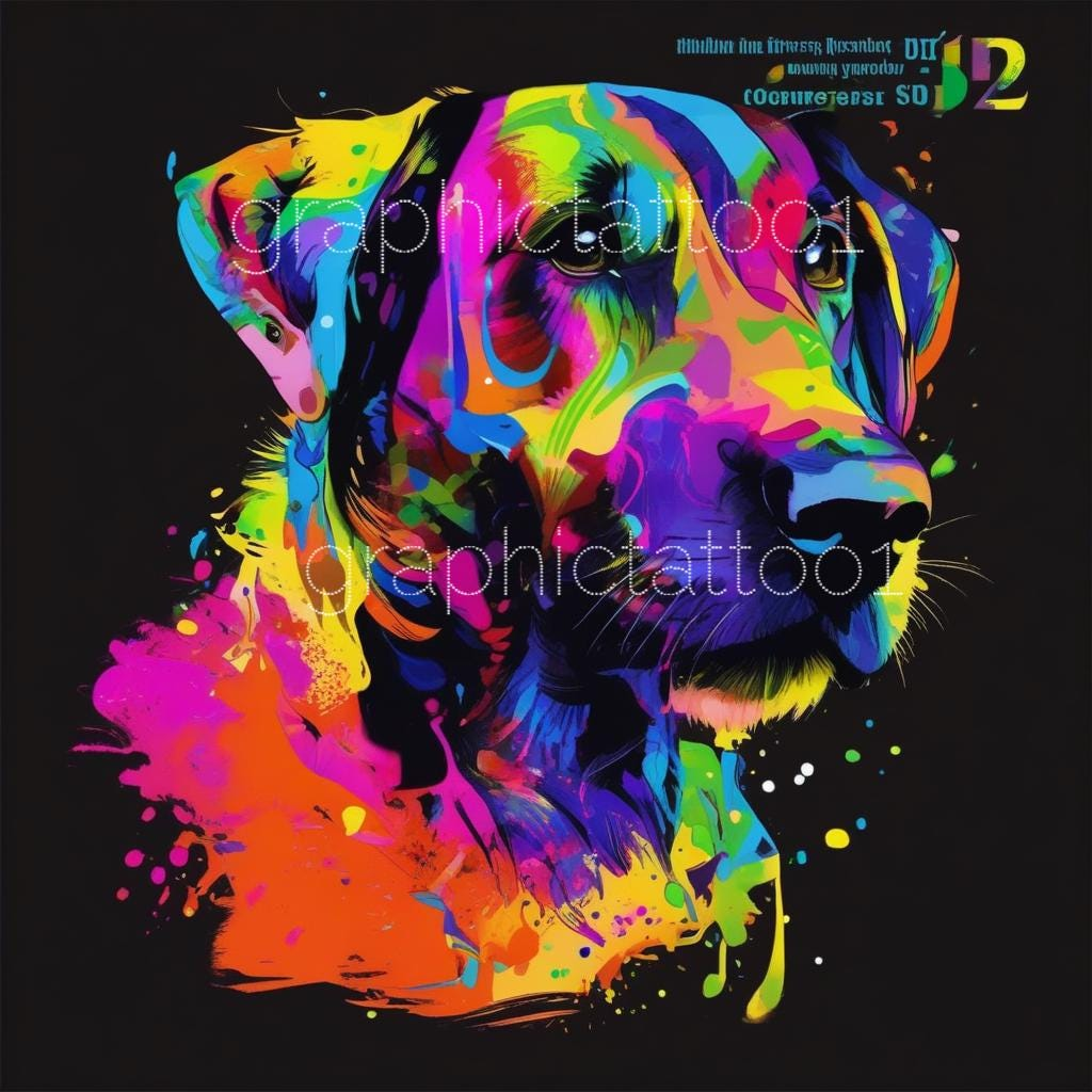 il_fullxfull.6467728582_jpp0.jpg Dogs Tattoo Designs: 10 Unique Instant Download PNGs for Dog Lovers - T-Shirt & Beach Tattoo Ideas - Image 1