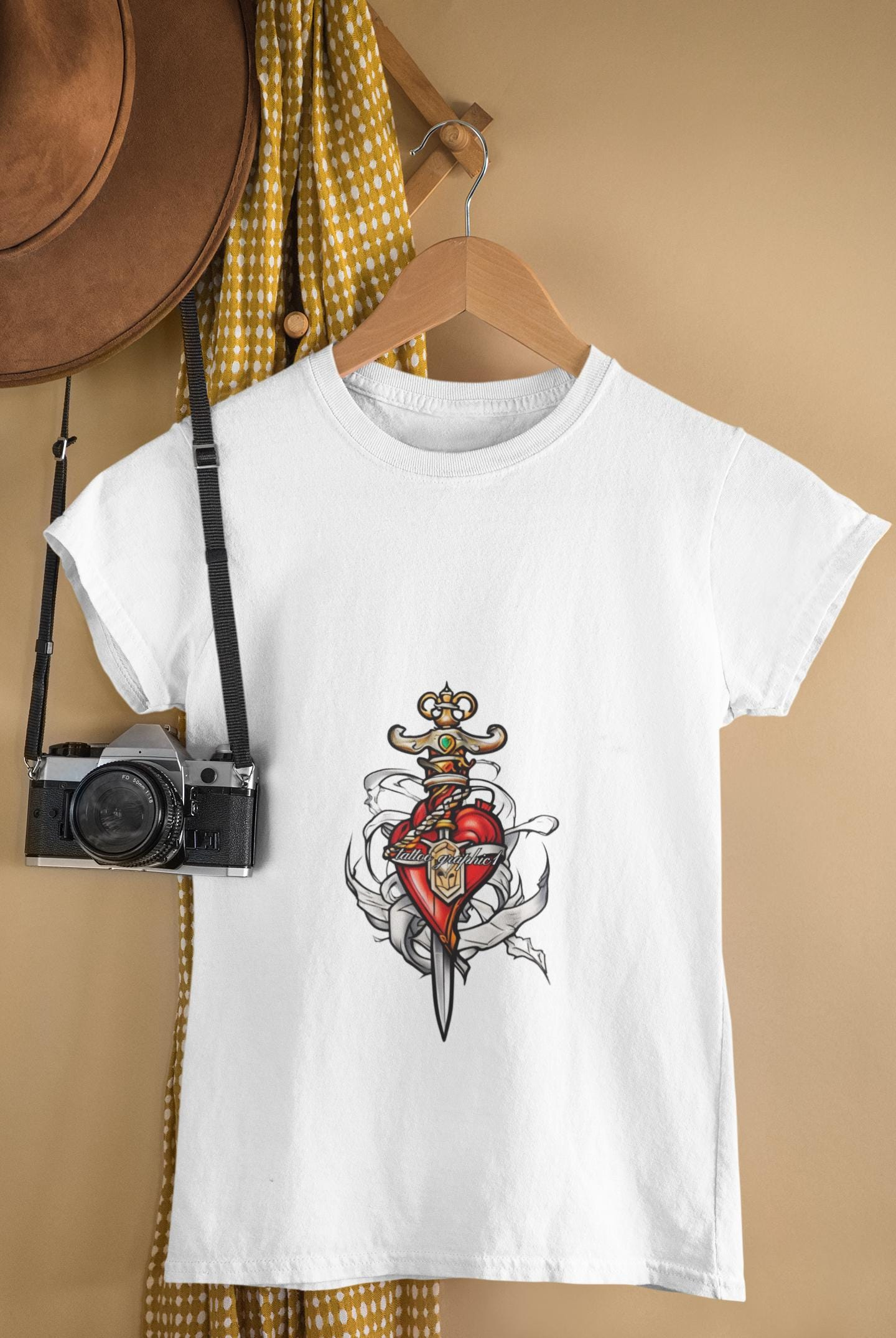 il_fullxfull.6468033893_njw3.jpg High Resolution Tattoo Graphics Bundle - 4 Original Designs - White Background PNG Files - Image 1