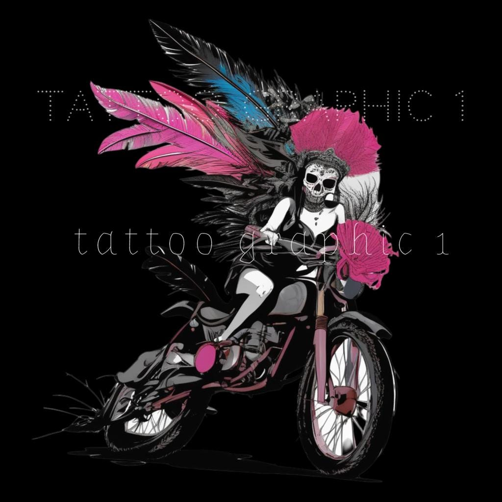 il_fullxfull.6469313632_9jk3.jpg Retro Glam Skull Art | Unique Printable Wall Art & Vibrant Pop Culture Decor | - Image 1