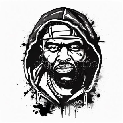 Gangster Killer Art Set | Urban Trap Hiphop Horror | Digital Download, Unique Wall Decor for Hip Hop Fans