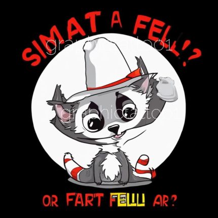 Are You A Smart Fella Or Fart Smella? Retro Cartoon T Shirt, Meme & Weird Design, Unisex Trash Panda Tee