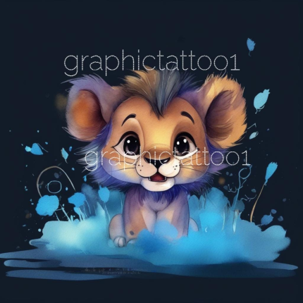 Playful Safari Animals Nursery & Party Decor | Instant Download PNG for Baby Shower - Birthday | Whimsical Lion Theme