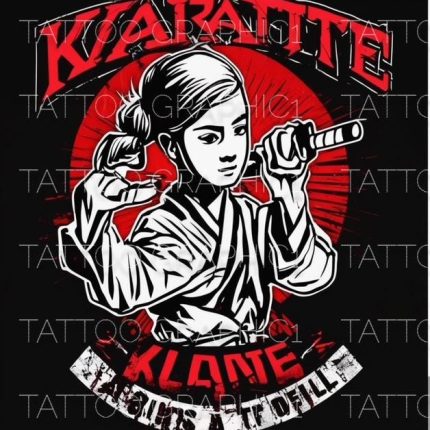Karate Martial Arts Girl Kick PNG | Digital Cut File for Crafts, Kids Sports Decor, Scrapbooking & DIY Projects