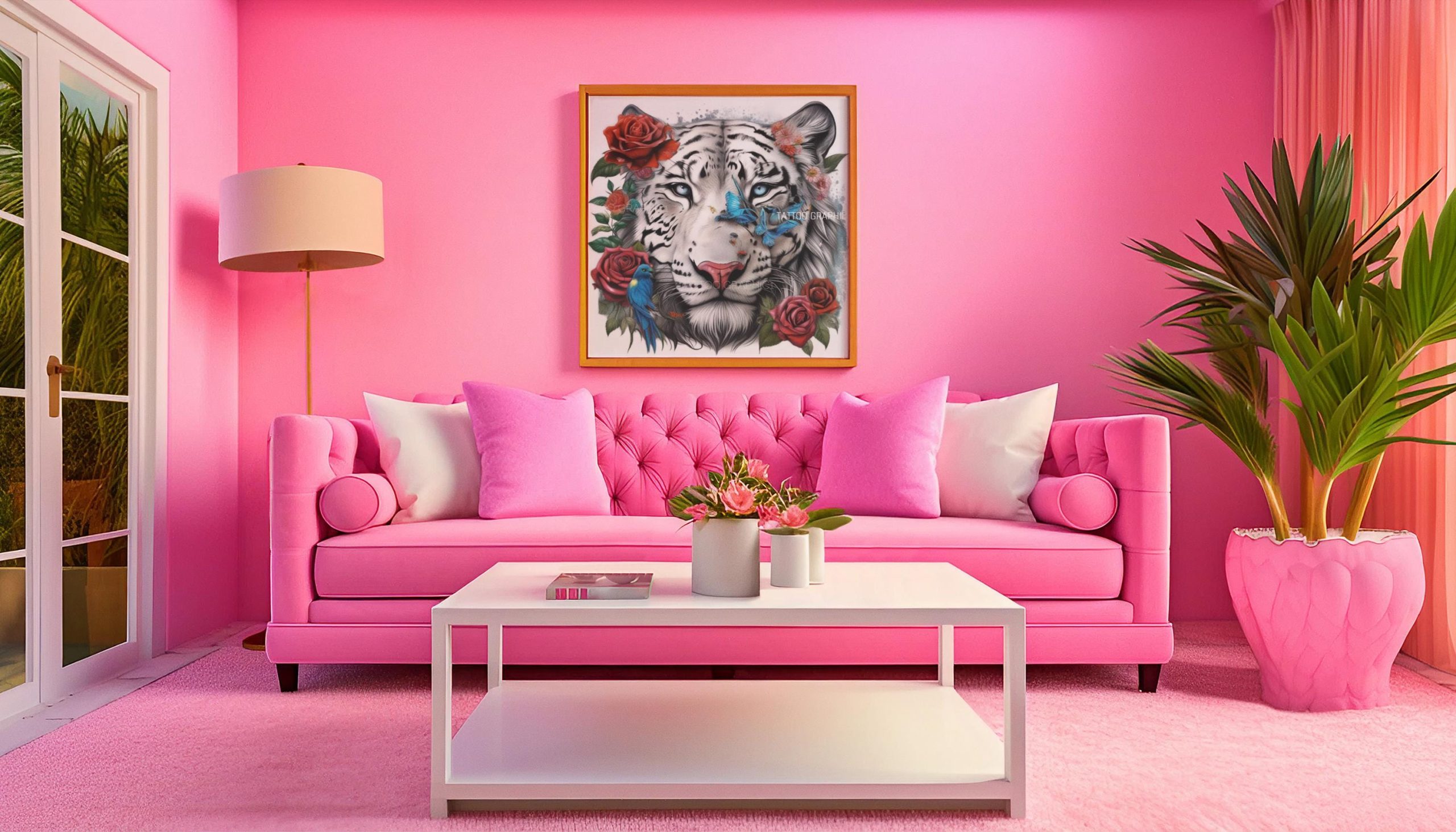 il_fullxfull.6537039898_ptjs.jpg Large Animal T-Shirt Print | Unique Home Decor | Cozy Wall Art for Animal Lovers & Nature Enthusiasts - Image 1