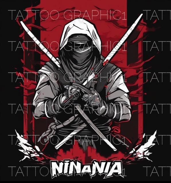 il_fullxfull.6575639019_9t6z.jpg Birthday Ninja Shirts - Set of 12 Funny Martial Arts Party Gifts - Digital Download for Boys & Girls - Image 1