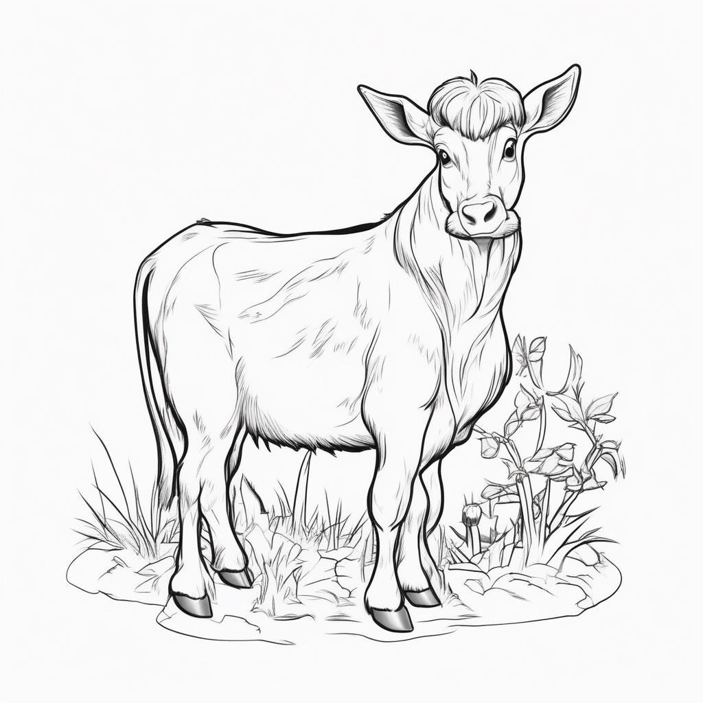 il_fullxfull.6760610829_hr4e.jpg 100 Farm Animals Coloring Pages for Kids | Farm Coloring Pages | Kids Coloring Book | Animal | Farm Animals Sheets | Animal Coloring - Image 1