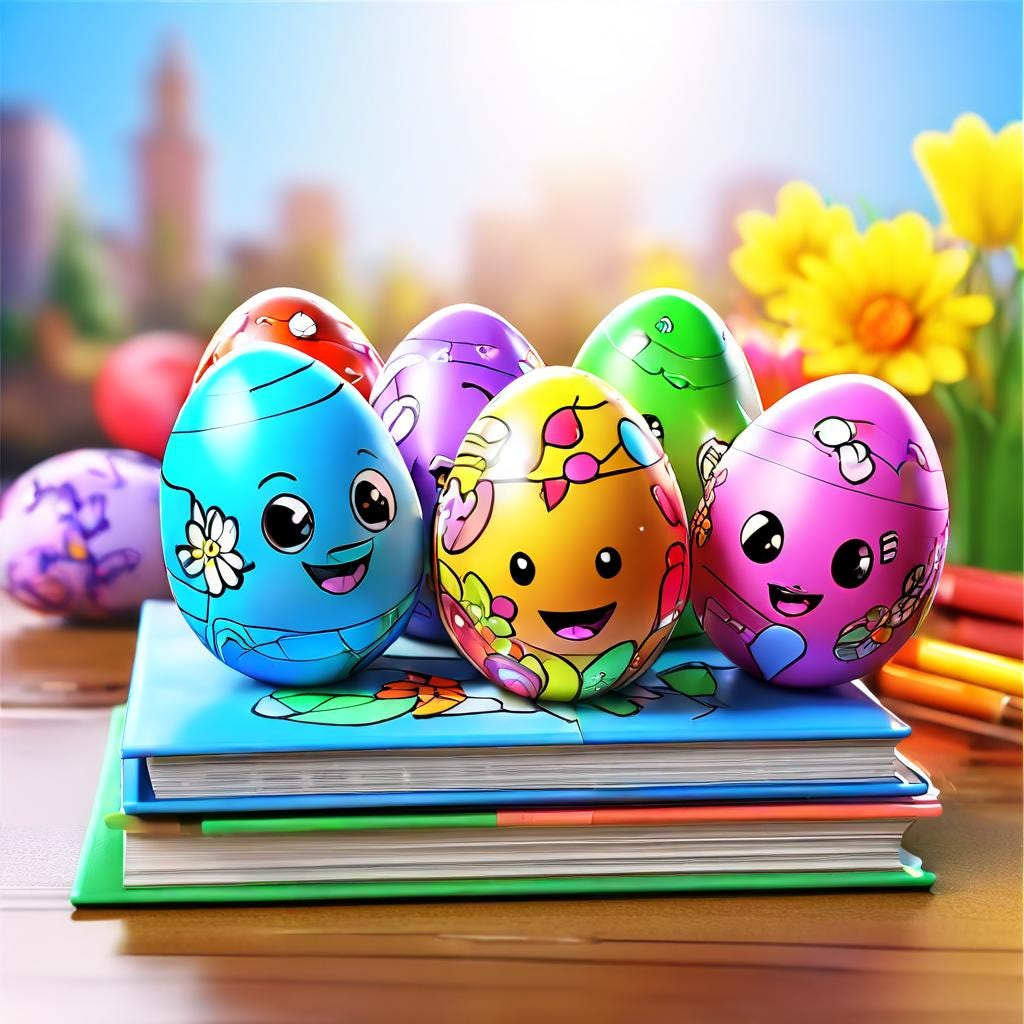 il_fullxfull.6803148193_f81p.jpg Easter Coloring Books for Kids - 10 Pack Activity Books, Perfect Easter Basket Stuffers & Party Favors for Ages 2-12 - Image 1